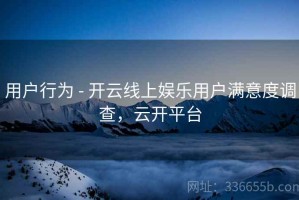 用户行为 - 开云线上娱乐用户满意度调查，云开平台