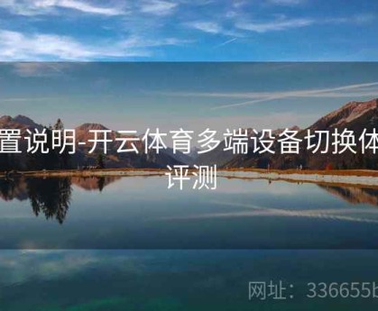 设置说明-开云体育多端设备切换体验评测