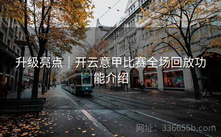 升级亮点｜开云意甲比赛全场回放功能介绍